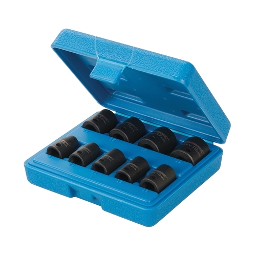 Silverline 3/8″ Dr 6pt Metric 9pce  Impact Socket Set
