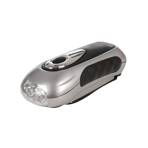 Silverline LED Wind-Up Torch