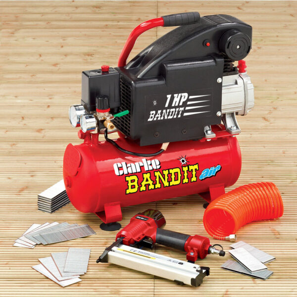 Clarke Bandit 4 – 8 Litre Air Compressor Nailing/Stapling Kit
