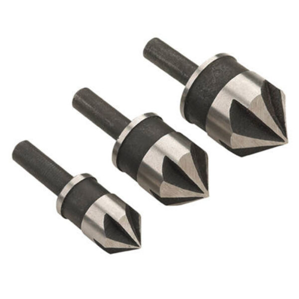 Clarke CHT531 – 3pce Countersink Flute Set