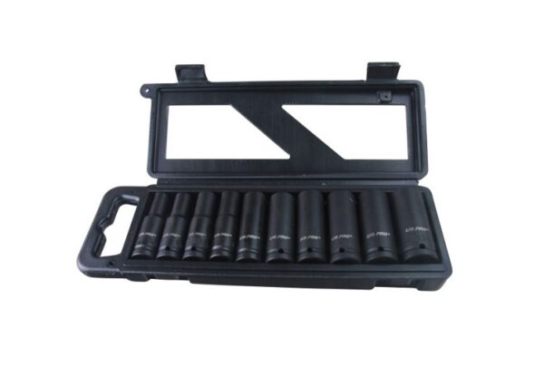 US PRO 10pc 1/2″ Dr European DIN deep impact sockets
