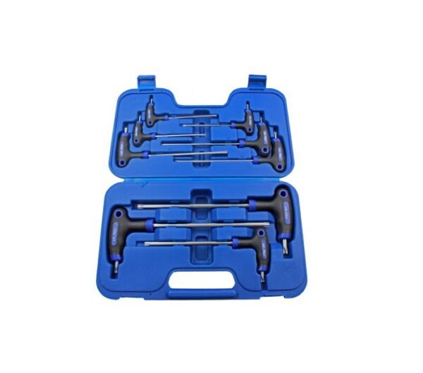 US Pro 9 Pce Long Reach T Handle Torx Star Key Set