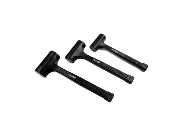 US-Pro 3 Pc Dead Blow Rubber Hammer set