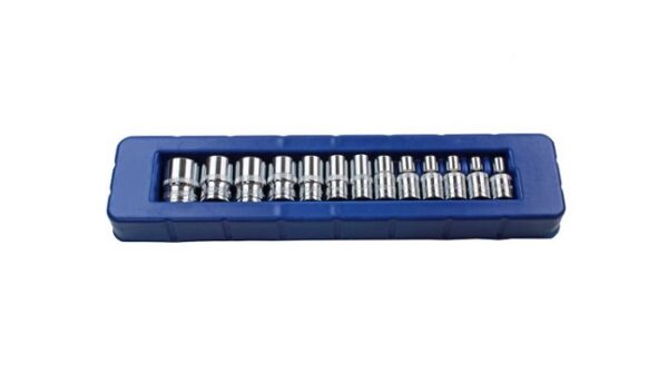 US Pro 13PC 1/4" DR Shallow Sockets 4-14mm