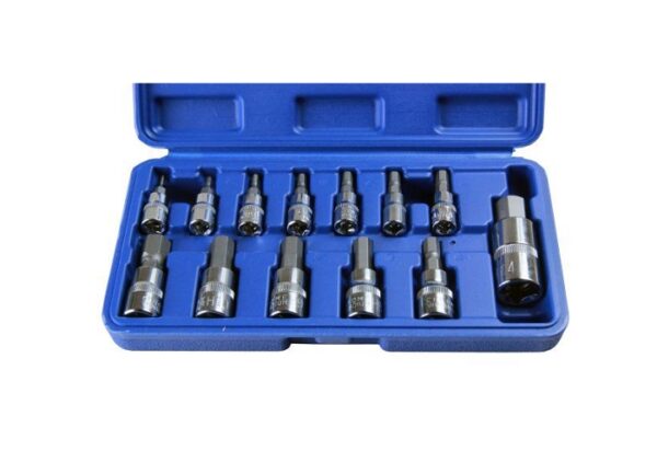 US Pro 13pc Metric HEX BIT Set