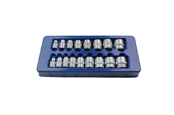 US Pro 17 Pc 3/8″ Dr Shallow Socket Set 8-24mm