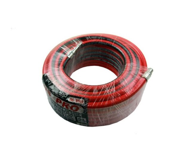 US Pro 8mm X 15 Mtrs  Tough Flexi Air Hose – RED