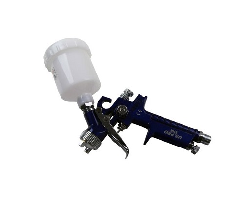 US Pro Mini HVLP Gravity Fed Spray Gun 115ml PP Cup